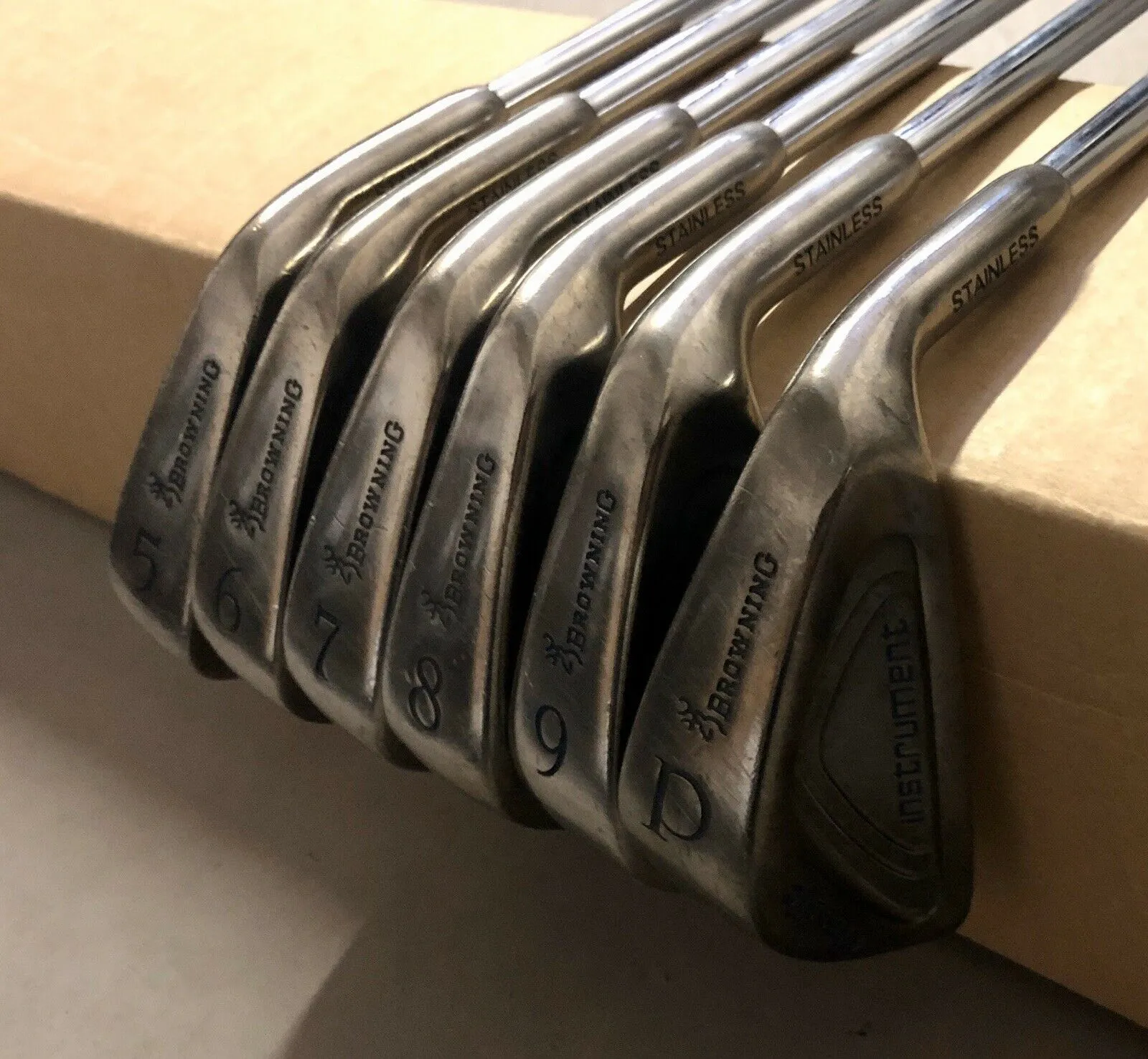 Browning Classic Instrument Irons 5-PW Ladies Flex Steel Golf Club Set 1 Browning Classic Instrument Irons 5-PW Ladies Flex Steel Golf Club Set