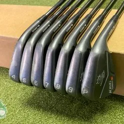 Used Cobra King Forged CB/MB Combo Irons 4-PW $-Taper 120g Stiff Steel Golf Set