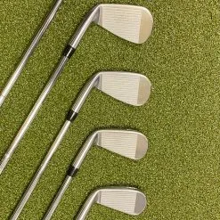 Used RH Titleist T100 Irons 4-PW AMT Tour White S300 Stiff Flex Steel Golf Set -Fairway Woods Shop IMG 0400 1
