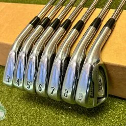 Used Titleist AP2 714 Forged Irons 3-9 DG S300 Stiff Flex Steel Golf Club Set