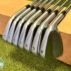 RH Ping Blue Dot Blueprint Forged Irons 4-PW TI X100 X-Stiff Steel Golf Set