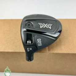 Used Left Handed 2021 PXG 0211 5 Wood 18* HEAD ONLY Golf Club