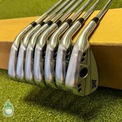 Used RH PXG 0311P Forged Gen 4 Irons 4-PW Elevate Tour X-Stiff Steel Golf Set