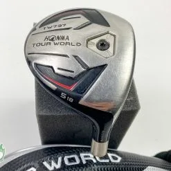 Used RH Honma Tour World TW737 Fairway 5 Wood 18* HEAD ONLY Golf Club -Fairway Woods Shop IMG 2404