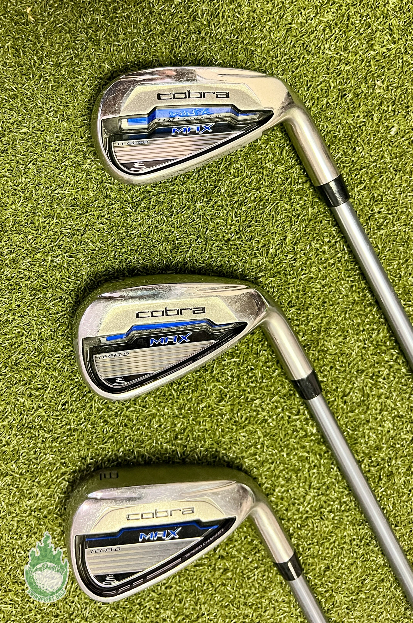 Used Right Handed Cobra Max Iron Set 7-9,GW Graphite 56g Lite Flex Golf Club 9 Used Right Handed Cobra Max Iron Set 7-9,GW Graphite 56g Lite Flex Golf Club - Image 9