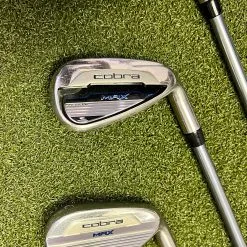 Used Right Handed Cobra Max Iron Set 7-9,GW Graphite 56g Lite Flex Golf Club 18 Used Right Handed Cobra Max Iron Set 7-9,GW Graphite 56g Lite Flex Golf Club -Fairway Woods Shop IMG 3387