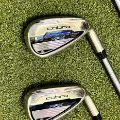Used Right Handed Cobra Max Iron Set 7-9,GW Graphite 56g Lite Flex Golf Club 17 Used Right Handed Cobra Max Iron Set 7-9,GW Graphite 56g Lite Flex Golf Club -Fairway Woods Shop IMG 3388