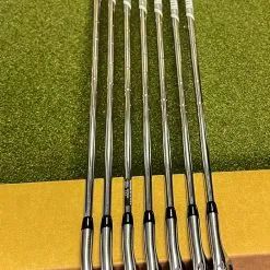 Used RH Titleist T200 Irons 4-PW AMT Tour White S300 Stiff Flex Steel Golf Set -Fairway Woods Shop IMG 3415