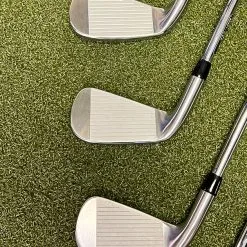 Used RH Titleist T200 Irons 4-PW AMT Tour White S300 Stiff Flex Steel Golf Set -Fairway Woods Shop IMG 3421 1