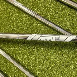 Used RH Titleist T200 Irons 4-PW AMT Tour White S300 Stiff Flex Steel Golf Set -Fairway Woods Shop IMG 3423 1