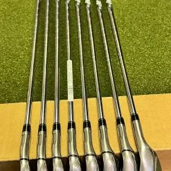 Used RH TaylorMade M5 Irons 4-PW/AW XP 100 S300 Stiff Flex Steel Golf Club Set -Fairway Woods Shop IMG 3793