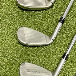 Used RH TaylorMade M5 Irons 4-PW/AW XP 100 S300 Stiff Flex Steel Golf Club Set -Fairway Woods Shop IMG 3798