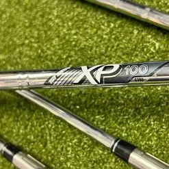 Used RH TaylorMade M5 Irons 4-PW/AW XP 100 S300 Stiff Flex Steel Golf Club Set -Fairway Woods Shop IMG 3801