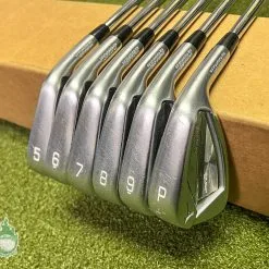 Used RH Mizuno JPX 919 Forged Irons 5-PW Project X 6.0 Stiff Steel Golf Set