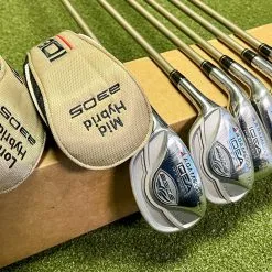 Adams Golf LEFT HANDED Adams Idea A30S Long Hybrid Iron-PW,SW,GW Ladies Graphite Golf Set