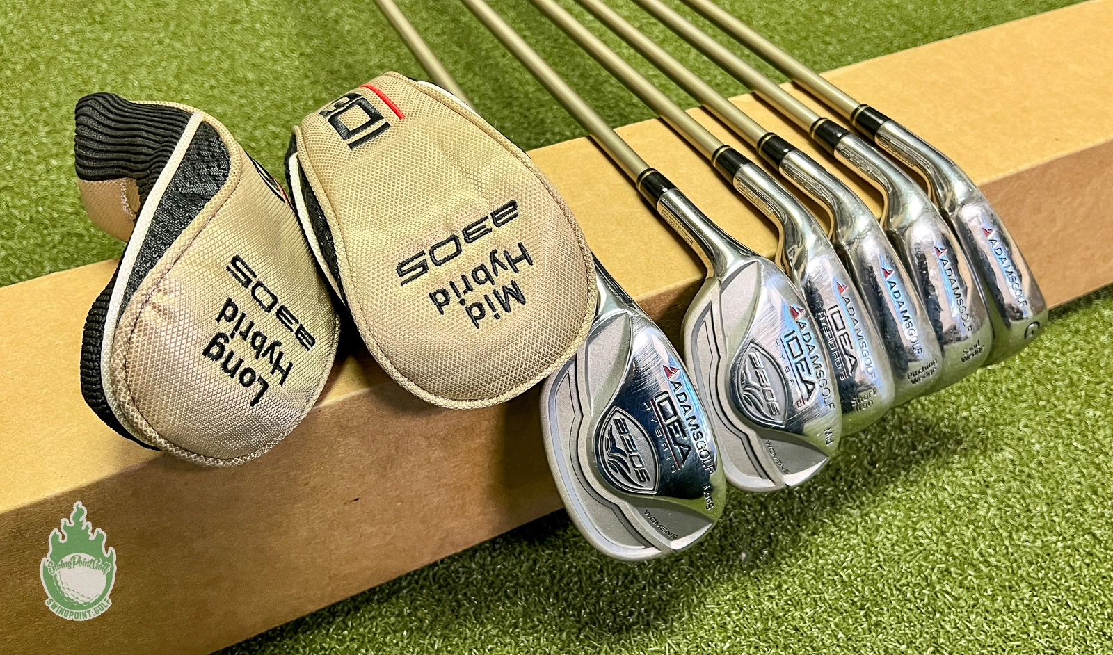 Adams Golf LEFT HANDED Adams Idea A30S Long Hybrid Iron-PW,SW,GW Ladies Graphite Golf Set 1 Adams Golf LEFT HANDED Adams Idea A30S Long Hybrid Iron-PW,SW,GW Ladies Graphite Golf Set