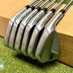 Used RH PXG 0211ST 3X Forged Irons 5-PW KBS Tour 130g X-Stiff Steel Golf Set