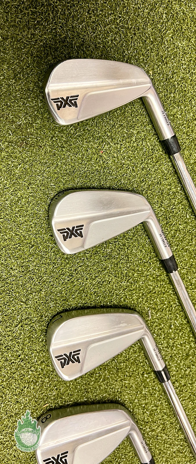 Used RH PXG 0211ST 3X Forged Irons 5-PW KBS Tour 130g X-Stiff Steel Golf Set 9 Used RH PXG 0211ST 3X Forged Irons 5-PW KBS Tour 130g X-Stiff Steel Golf Set - Image 9