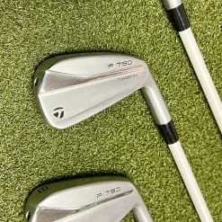 Used RH 2021 TaylorMade P-790 Forged Irons 6-PW Q85 Regular Graphite Golf Set -Fairway Woods Shop IMG 5166