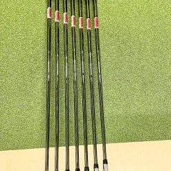 Used RH Cobra King F9 One Length Irons 4-PW $-Taper 120g Stiff Steel Golf Set -Fairway Woods Shop IMG 5546