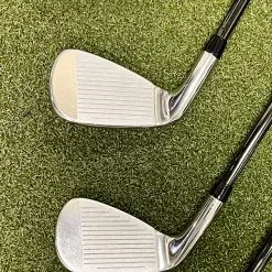Used RH Cobra King F9 One Length Irons 4-PW $-Taper 120g Stiff Steel Golf Set -Fairway Woods Shop IMG 5550