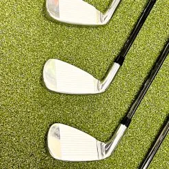 Used RH Cobra King F9 One Length Irons 4-PW $-Taper 120g Stiff Steel Golf Set -Fairway Woods Shop IMG 5552