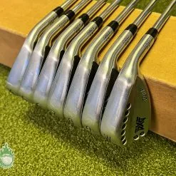 Used RH PXG 0311P Forged Gen 2 Irons 4-PW Elevate 95g Stiff Flex Steel Golf Set