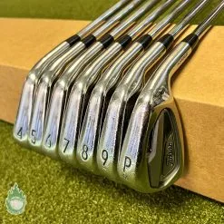 Used RH Titleist T100 Irons 4-PW $-Taper 125g Stiff Plus Flex Steel Golf Set