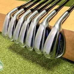 Used Cobra King RadSpeed One Length Irons 5-PW/GW 110g Regular Steel Golf Set