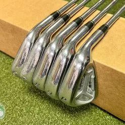 Adams Golf Used RH Adams IDEA Tech A4 Forged Irons 6-PW S300 Stiff Flex Steel Golf Set