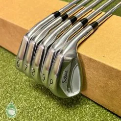 Used RH Titleist 620 CB Forged Irons 6-PW DG X100 X-Stiff Flex Steel Golf Set