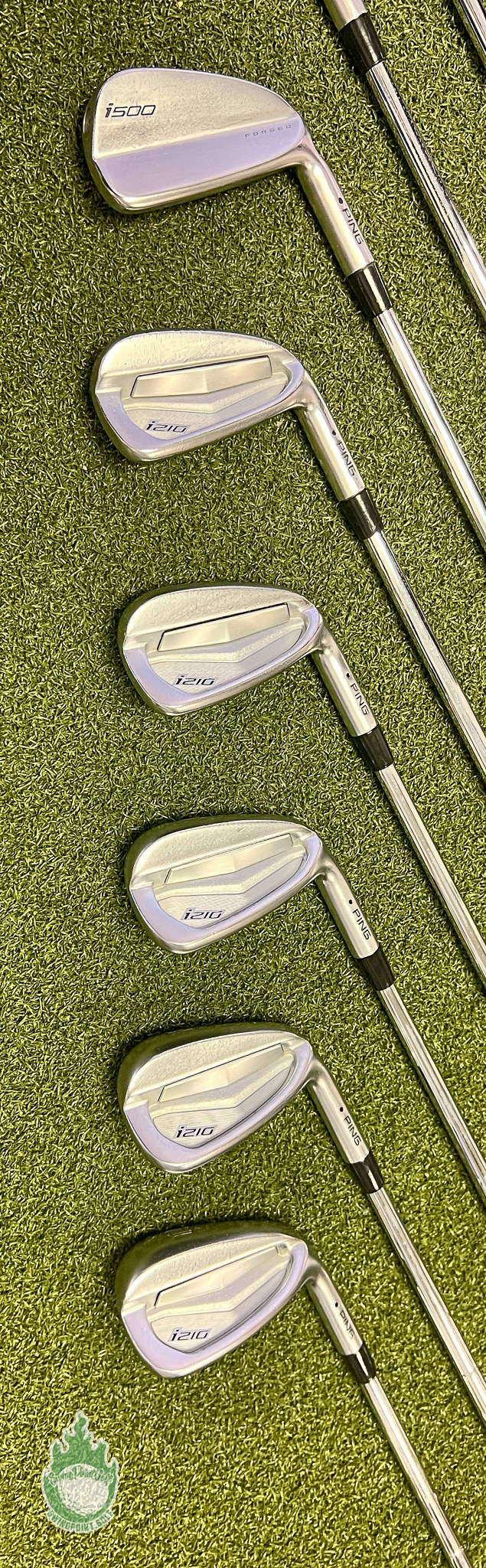 Used Ping Black Dot I210/i500 Irons 3-PW/UW KBS Tour 120g Stiff Steel Golf Set 8 Used Ping Black Dot I210/i500 Irons 3-PW/UW KBS Tour 120g Stiff Steel Golf Set - Image 8