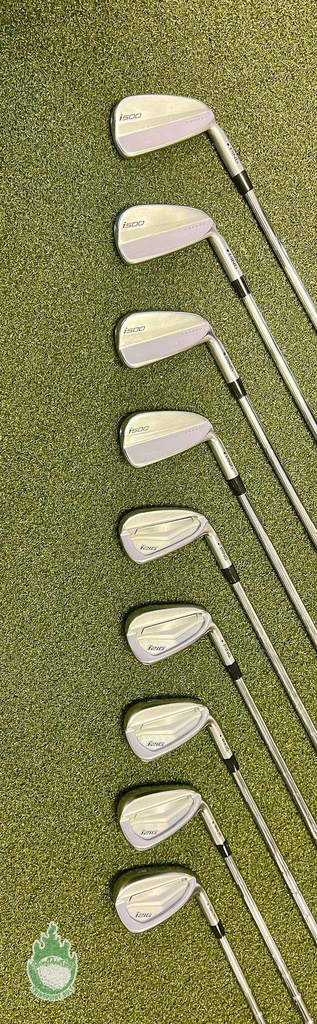 Used Ping Black Dot I210/i500 Irons 3-PW/UW KBS Tour 120g Stiff Steel Golf Set 7 Used Ping Black Dot I210/i500 Irons 3-PW/UW KBS Tour 120g Stiff Steel Golf Set - Image 7