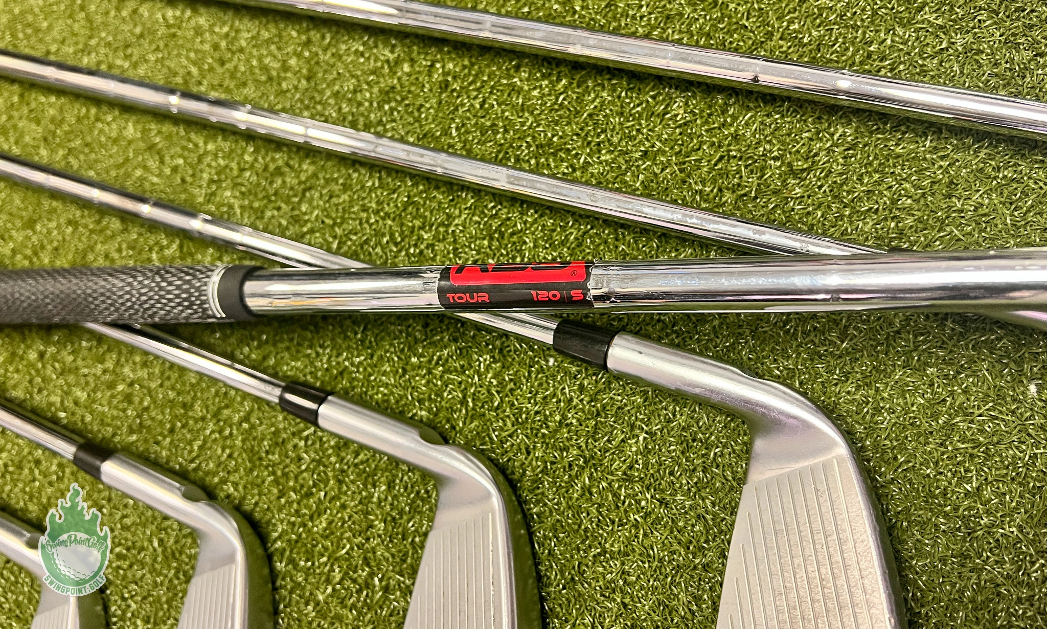 Used Ping Black Dot I210/i500 Irons 3-PW/UW KBS Tour 120g Stiff Steel Golf Set 3 Used Ping Black Dot I210/i500 Irons 3-PW/UW KBS Tour 120g Stiff Steel Golf Set - Image 3