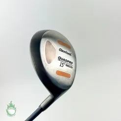 Used RH Cleveland Quadpro Fairway 3 Wood 15* Stiff Flex Graphite Golf Club -Fairway Woods Shop IMG 9030