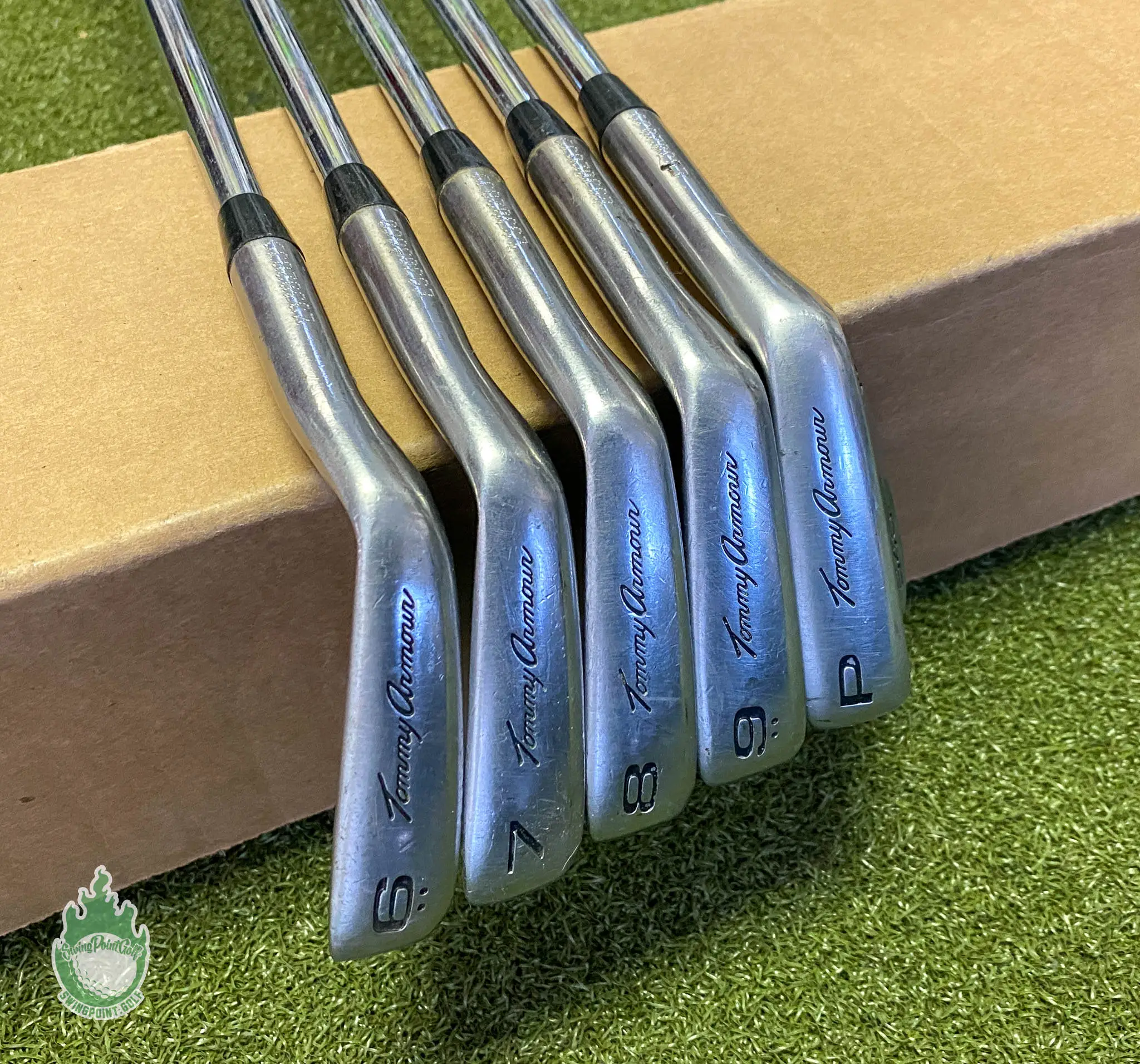 Used RH Tommy Armour 845 V-31 Evo Cavity Irons 6-PW Regular Flex Steel Golf Set 2 Used RH Tommy Armour 845 V-31 Evo Cavity Irons 6-PW Regular Flex Steel Golf Set - Image 2
