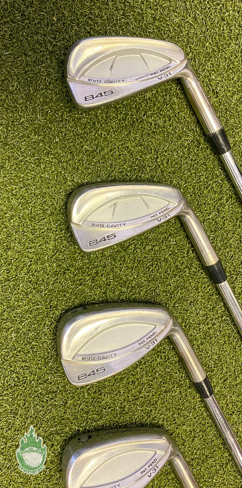 Used RH Tommy Armour 845 V-31 Evo Cavity Irons 6-PW Regular Flex Steel Golf Set 9 Used RH Tommy Armour 845 V-31 Evo Cavity Irons 6-PW Regular Flex Steel Golf Set - Image 9